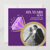 6 ^ e trouwdag van de amethyst - foto ' s kaart (Voorkant)