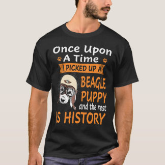6 Eens Op Een Tijd - Beagle Puppy T-shirt