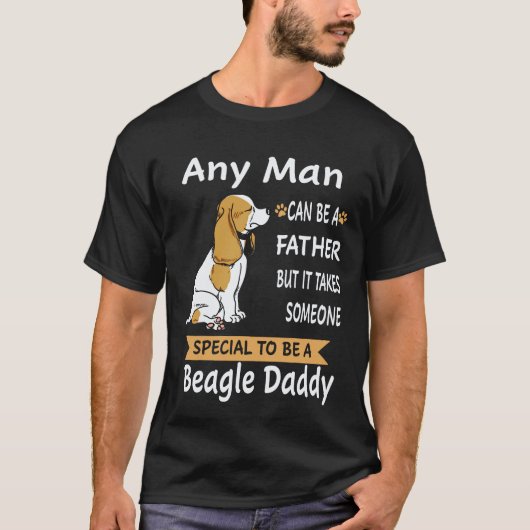 6 Elke man - Beagle Daddy Beagle T-shirt (Voorkant)