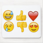 6 emoji muismat (Voorkant)
