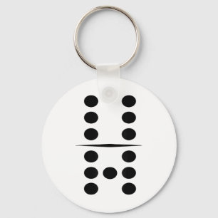 6 En 7 Domino Tegels Grappige Groep 67 Dominos Kos Sleutelhanger