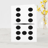 6 En 7 Domino Tegels Grappige Groep 67 Dominostene Kaart (Gele Bloem)