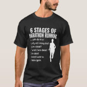 6 etappes van Marathon Running Funny Runners -RNAO T-shirt (Voorkant)