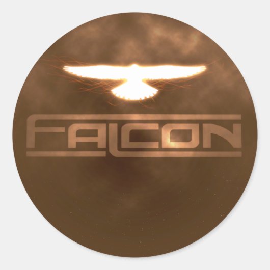 6 Falcon 3" Vinyl Stickers (Voorkant)