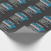 6 Fasen marathonloopbaan Cadeaupapier (Hoek)