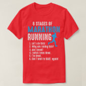 6 Fasen marathonloopbaan T-shirt (Design voorkant)