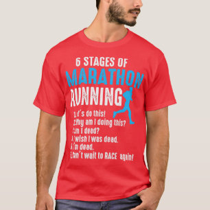 6 Fasen marathonloopbaan T-shirt