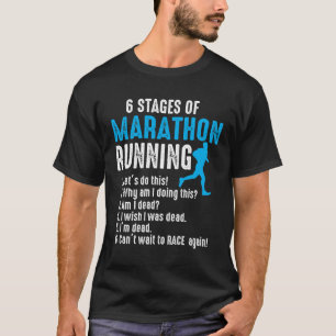 6 Fasen marathonloopbaan T-shirt
