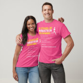 6 Fasen Van Hardlopen Bij Een Marathon Grappig T-shirt (Unisex)