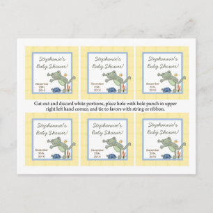 6 favorieten Tags Leap Frog Turtle Bee Dragonfly P Uitnodiging Briefkaart