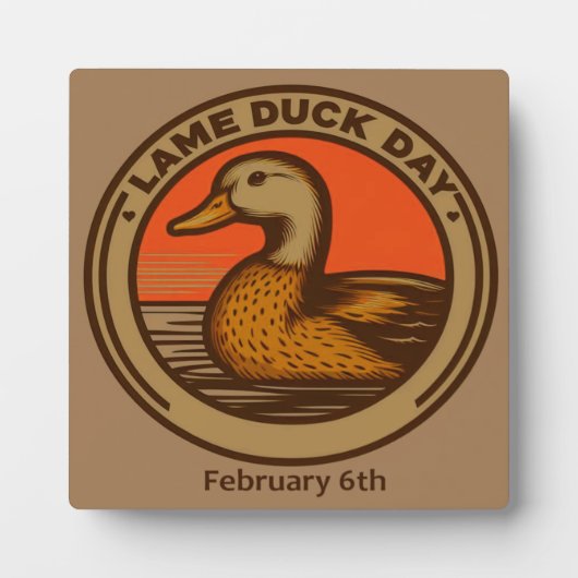 6 feb - Lame Duck Day Fotoplaat (Voorkant)