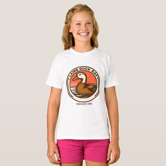 6 feb - Lame Duck Day T-shirt (Voorkant volledig)