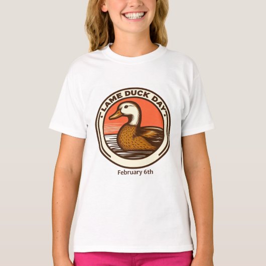 6 feb - Lame Duck Day T-shirt (Voorkant)