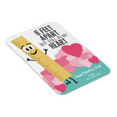 6 Feet Apart Nog in mijn hart - Ruler Valentijn Magneet (Rechterzijde)