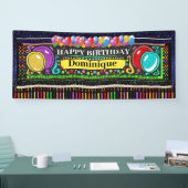 6 Foot Birthday Banner Happy (Beurs)