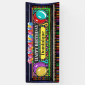 6 Foot Birthday Banner Happy (Verticaal)