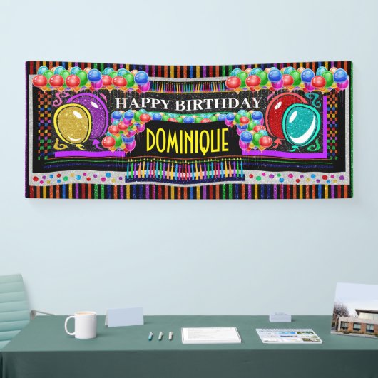 6 Foot Birthday Banner Happy (Beurs)