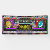 6 Foot Birthday Banner Happy (Horizontaal)