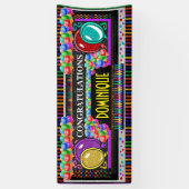 6 Foot Gefeliciteerd Banner (Verticaal)