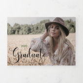 6 Foto Afstuderen Trifold Aankondiging (Cover)