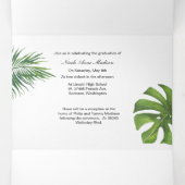 6 Foto Afstuderen Trifold Aankondiging (Binnenkant midden)