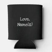 6 Foto: Best Pap Ever Collage Black en White Blikjeskoeler (Achterkant)