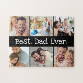 6 Foto: Best Pap Ever Collage Black en White Legpuzzel