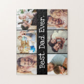 6 Foto: Best Pap Ever Collage Black en White Legpuzzel (Verticaal)