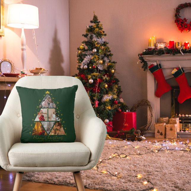 6 Foto Boom Vorm Kerst decoratie Kussen (Creator heeft geüpload)