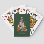 6 Foto Boom Vorm Kerst herinneringsspel Pokerkaarten (Achterkant)