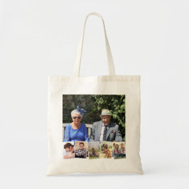6 Foto collage, aangepast Tote Bag