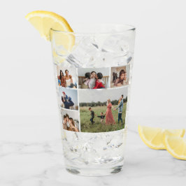 6 Foto collage - achtergrondkleur kan worden gewij Glas