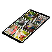 6 Foto Collage Black Creëer Uw eigen koelkast Magneet (Linkerzijde)