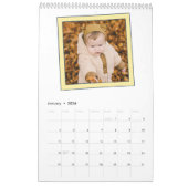 6 Foto Collage Cute Baby Pink Blue Granny Kalender (Jan 2026)
