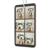 6 Foto collage - gestapeld raster zwart Luchtverfrisser (Links)