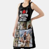 6 Foto Collage Grill Master Papa BBQ Schort (Insitu)