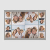 6 Foto Collage - kan kleur wijzigen Tissuepapier (Voorkant)