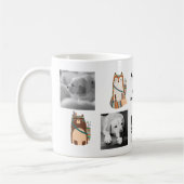 6 FOTO COLLAGE Kerstmis Evenement Verjaardag Koffiemok (Links)