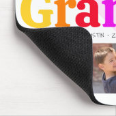 6 Foto Collage Love You Grandma Colorful Modern Muismat (Hoek)