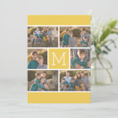 6 Foto collage met Birthday Party Kaart (Staand voorkant)