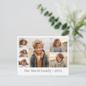 6 foto collage met witte achtergrond briefkaart (Staand voorkant)