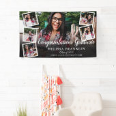 6 Foto Collage Moderne Afstudeerfeest Spandoek (Insitu)