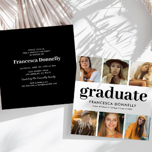 6 Foto Collage Moderne Afstuderen Kaart