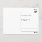 6 Foto Collage optionele tekst — KAN Kleur bewerke Briefkaart (Achterkant)