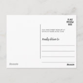 6 Foto Collage optionele tekst — KAN Kleur bewerke Briefkaart (Achterkant)