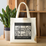 6 Foto Collage optionele tekst — KAN Kleur bewerke Grote Tote Bag<br><div class="desc">Voeg je favoriete foto's toe aan deze leuke sjabloon. U kunt vierkante foto's of om het even welke foto's voor dit net gebruiken.</div>