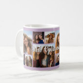 6 Foto Collage optionele tekst — KAN Kleur bewerke Koffiemok (Voorkant links)