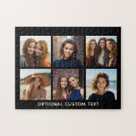 6 Foto Collage optionele tekst — KAN Kleur bewerke Legpuzzel<br><div class="desc">Voeg je favoriete foto's toe aan deze leuke sjabloon. U kunt vierkante foto's of om het even welke foto's voor dit net gebruiken.</div>