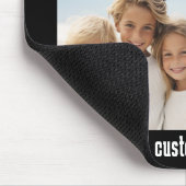 6 Foto Collage optionele tekst — KAN Kleur bewerke Muismat (Hoek)