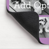 6 Foto Collage optionele tekst — KAN Kleur bewerke Muismat (Hoek)